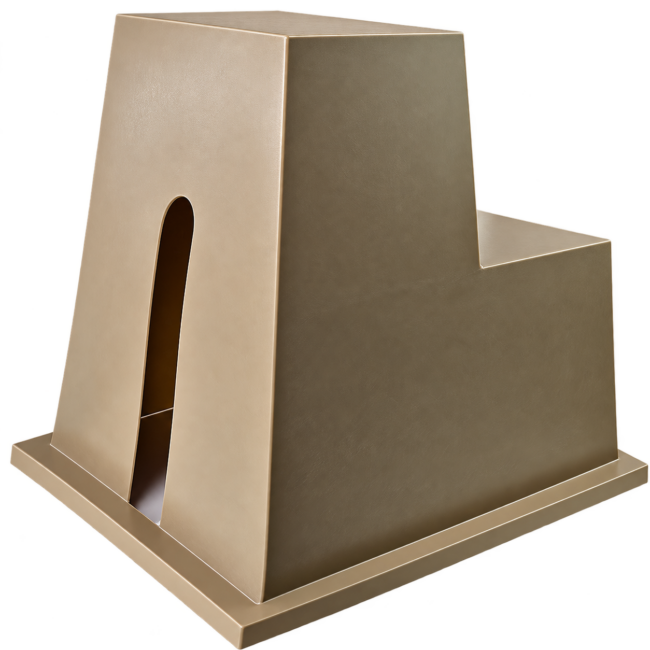 Beige Pump Cover
